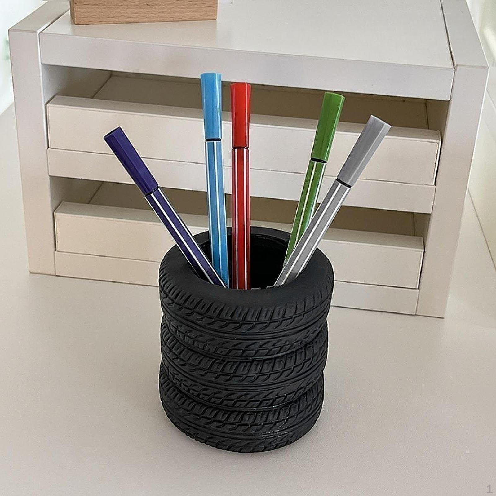 

Pen Pencil Holder Desk Organizer Decorative Ornament Creative Planter Pots Makeup Brushes