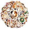 35pcs Hamster Stickers Laptop Scrapbook Decoration Graffiti Decals Skateboard Laptop Waterproof Sticker Pack Stationery