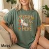 Comfort Colors Ghost Fall Shirt, Mentally Im Here Shirt, Cute Ghost Coffee Shirt, Funny Halloween Shirt, Cozy Autumn Comfort Colors Top