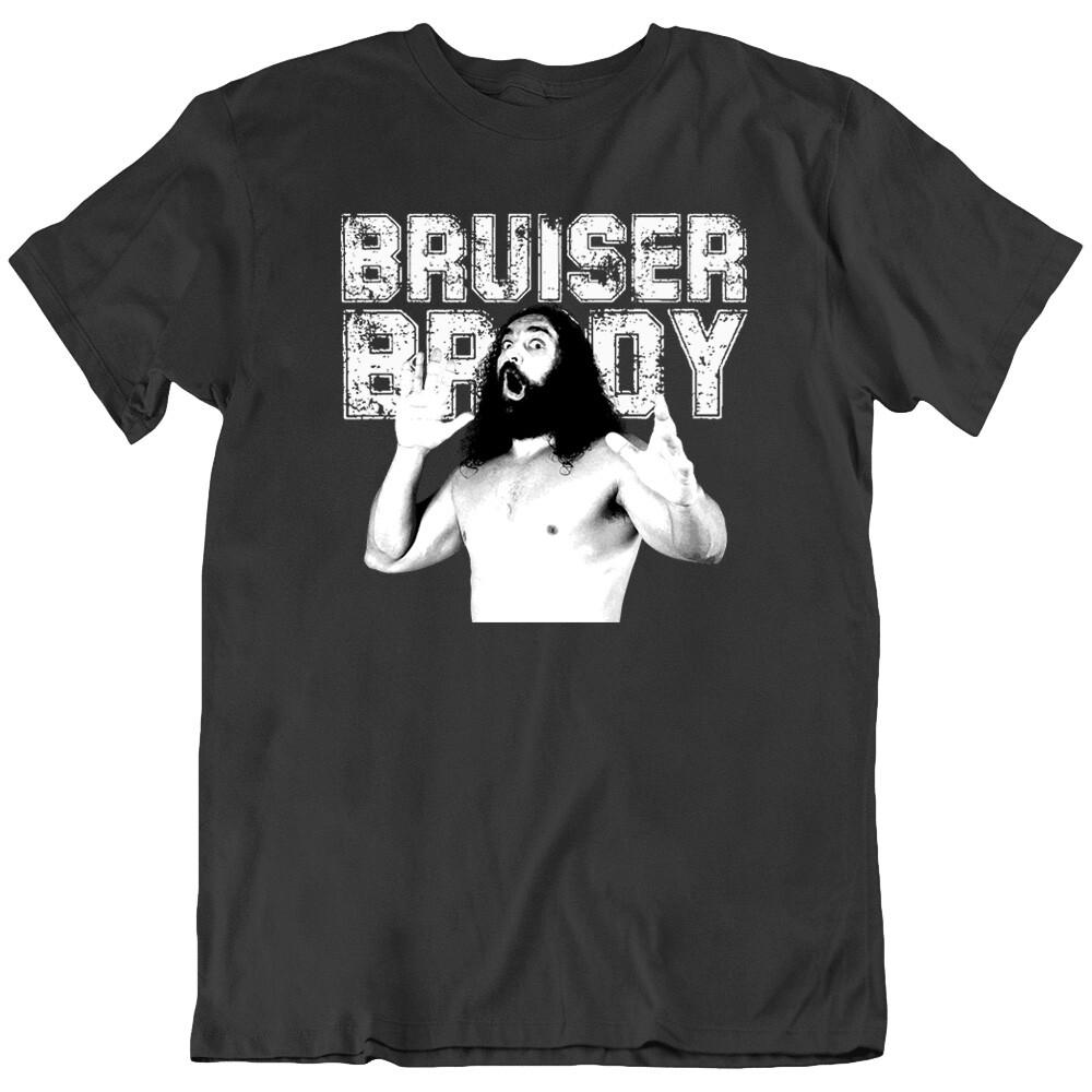 

Bruiser Brody Wrestlers sport wrestler wrestling fight vector T Shirt Gift New Unisex T-Shirt S
