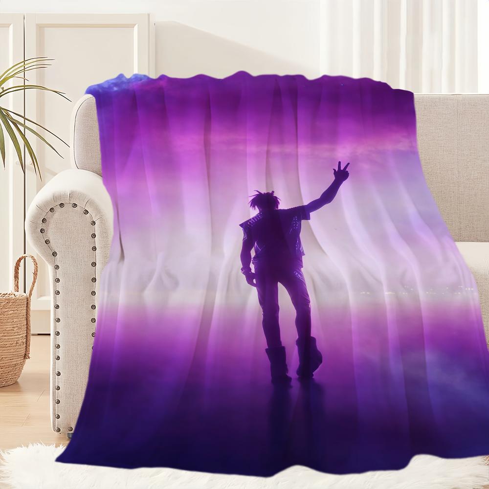 Rapper J-Juice W-Wrld Blanket Blanket for Couch Sofa Travel Home Picni Flannel Blanket birthday gift Warm Comfortable 30x40in