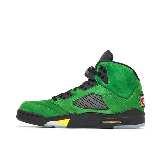 CK6631-307 Nike Air Jordan 5 Oregon Ducks (Men's)