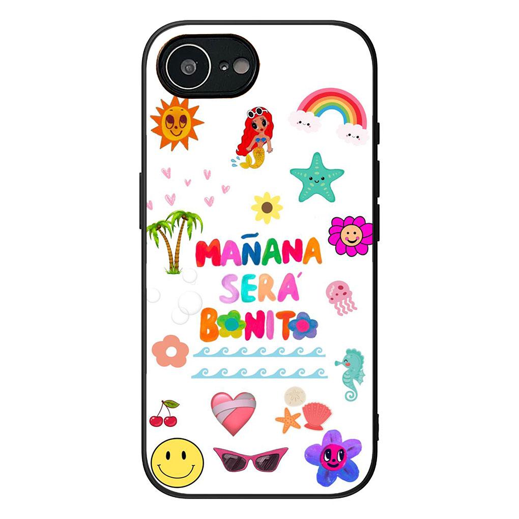 Soft Phone Cover for Apple iPhone 17 16 14 15 Pro Max Plus 15+ 16E XR ProMax Air Case Karol G Manana Sera Bonito Casing
