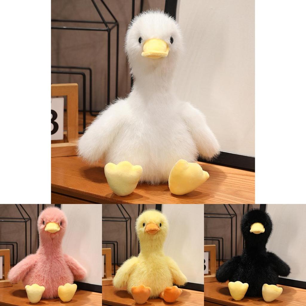 Adorable Plush Yellow Duck Doll Soft Stuffed Animal For Kids Birthday Gifts