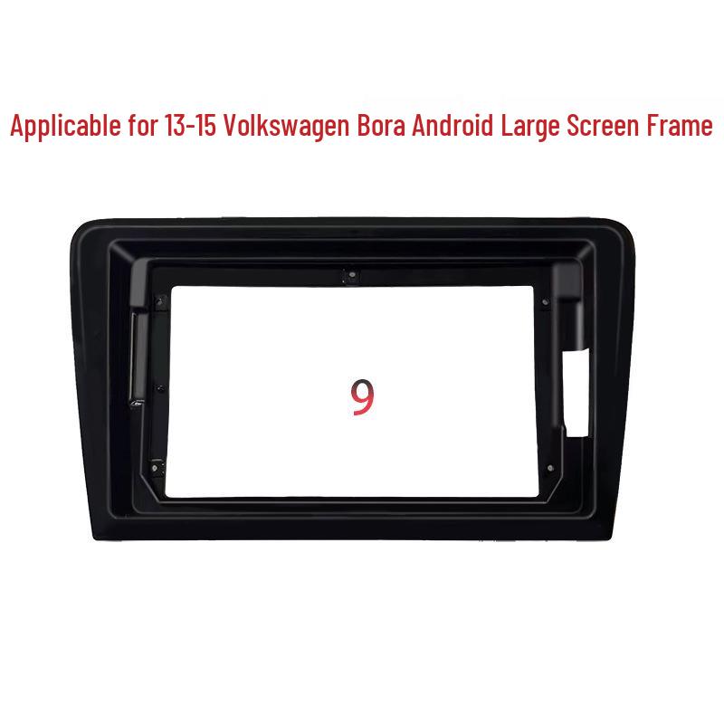 13-15 Volkswagen Bora Android Navigation Trim Frame & Wiring Harness Bezel Frame Only