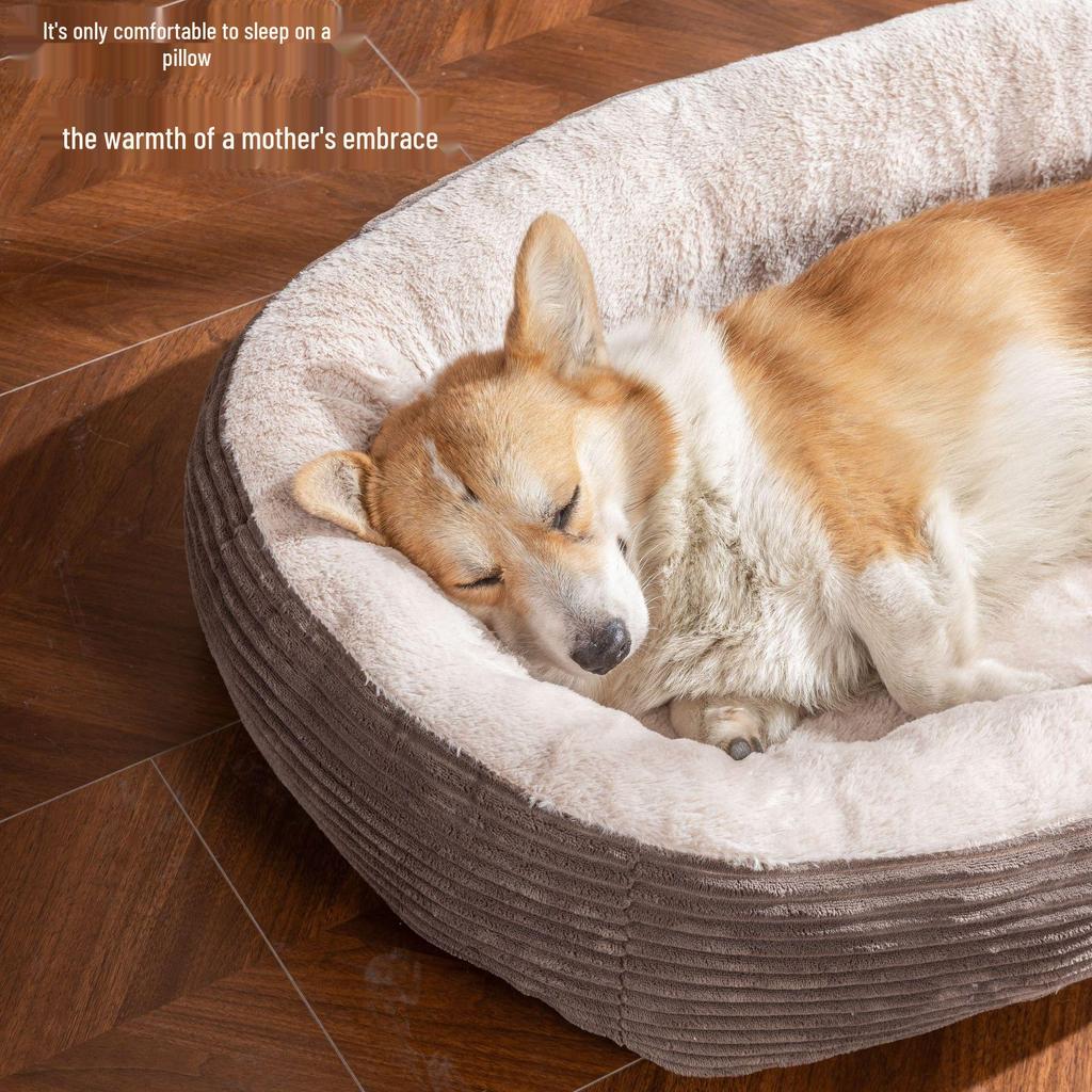 Spot Machine Washable Winter Warm Pet Bed - Soft, Cozy Nest for Cats & Dogs, Perfect for Deep Sleep