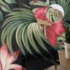 Tropical Vintage Hibiscus Floral Sheer Window Curtains For Living Room Bedroom Voile Tulle Curtains Fabric Drapes For Kitchen