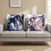 OVERLORD Albedo Anime Cushion Cover Multi-Scene Pillow Cover for Home & Car - Reversible, Soft & Durable for Daily Use