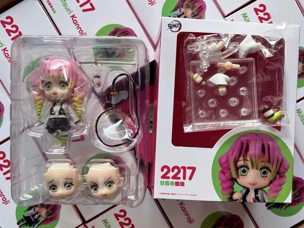 2217 Kanroji Mitsuri 2218 Tokitou Muichirou Bewegliche Figuren Set Niedliche Anime Sammlerpuppen Überraschungsgeschenk