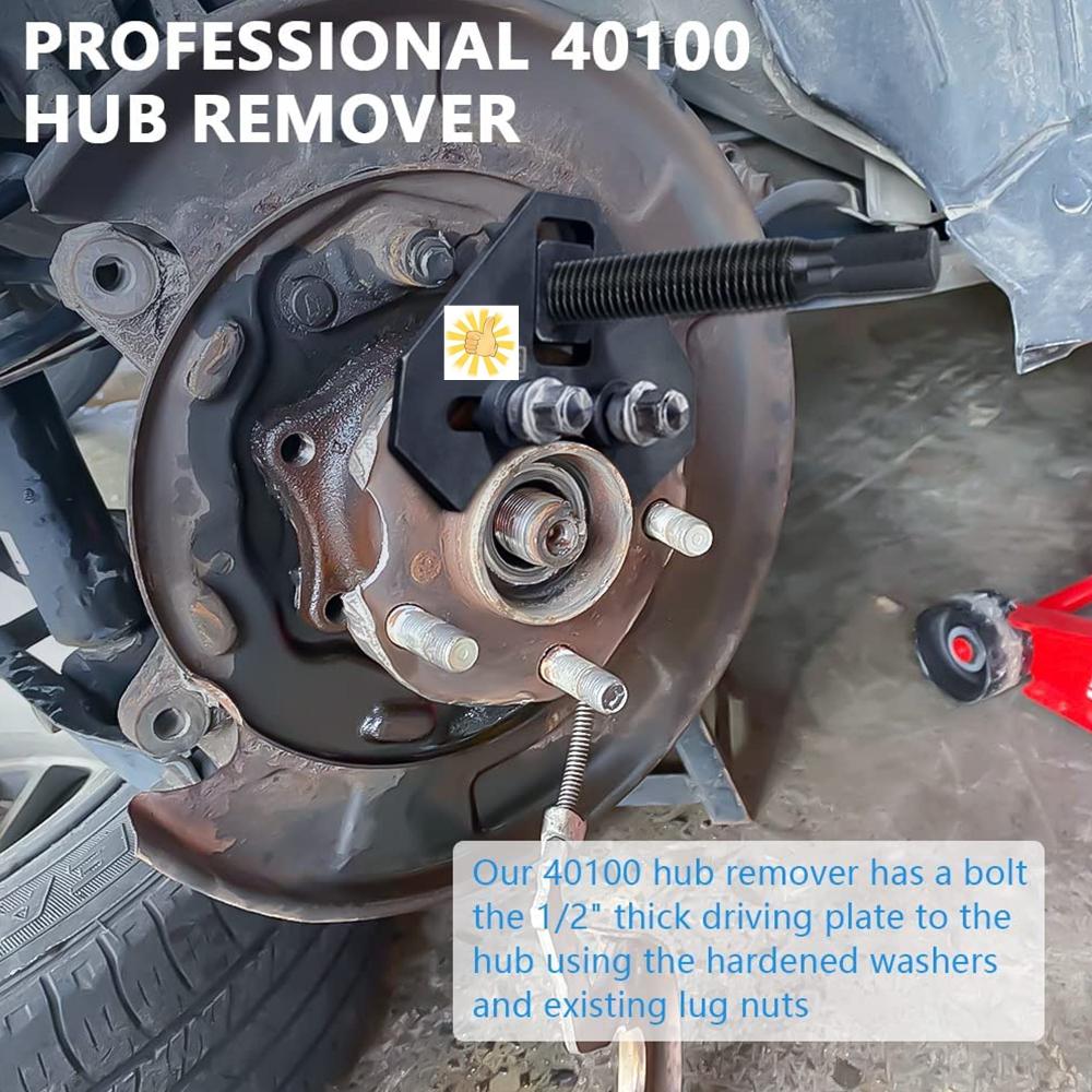 Hub Remover Tool For Cars Trucks With 5 6 8 Lug Hub Assemblies 40100 40090/40080/43670 Car Disassembly Repair Tools