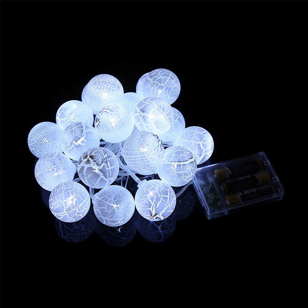 2.1m 20 LED Easter Egg Crack Ball Shape String Light Christmas Party Home Decor