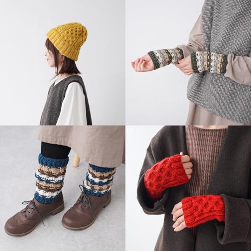 5 Knäuel Rohwollgarn, HUG Medium, Mittlere Stärke, 30g (ca. 64m), 100 % Wolle (101. Cremefarben)