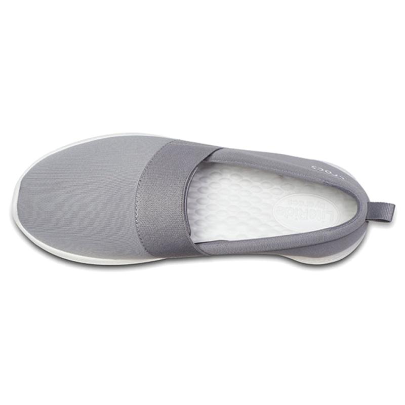 Crocs LiteRide Breathable And Wear resistant Low Top Casual Shoes Women's Gray