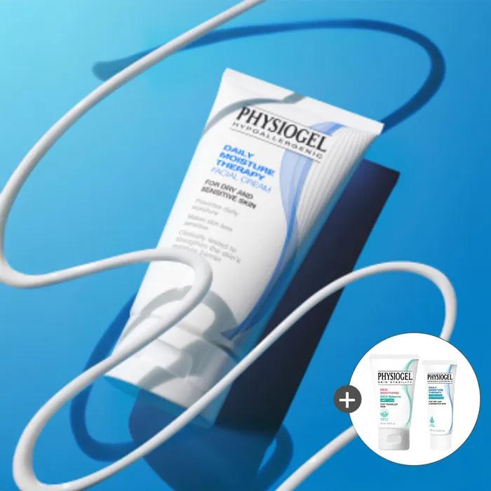 Physiogel _DMT Facial Moisture Cream 150ml + DMT Cica Soothing Cream 10ml + AC Foam Cleanser 20ml