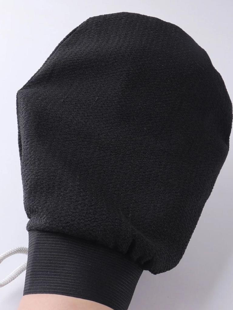 Heißverkauf Silikon Körperbürste Badebürste 1 Stück Doppelseitiger Hammam Peelinghandschuh Magischer Peelinghandschuh Exfolierender Bräunungsentfernungs-Handschuh