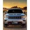American Flag License Plate For Front Bumper, Black Aluminum Car Tag Frame Cover With 3D Embossed USA Flag Pattern, With Screws, Metal Decals