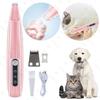 Cat Paw Trimmer Pet Grooming Shaver USB Rechargeable Hair Trimmer with Light Cat Trimmer LED Display for Eyes Ears Face Rump