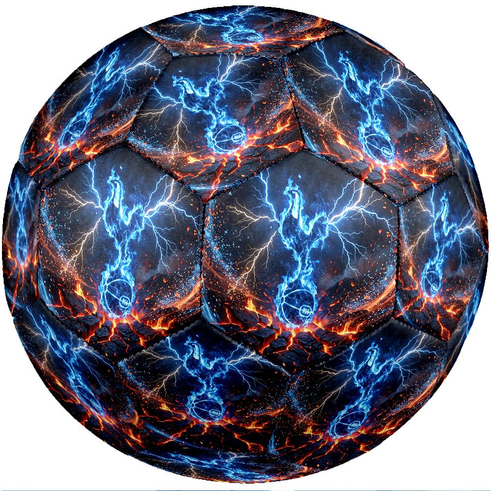 Tottenham Hotspur Theme Soccer Ball Size 5 Soccer Ball Soft Touch Professional Training Football for Outdoor Sports