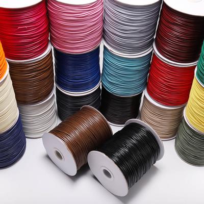 10meter 22 Color Waxed Thread Cord String Strap Necklace Rope Bead Leather Line Cotton Waxed Cotton Cord for DIY Bracelet Jewelry Making