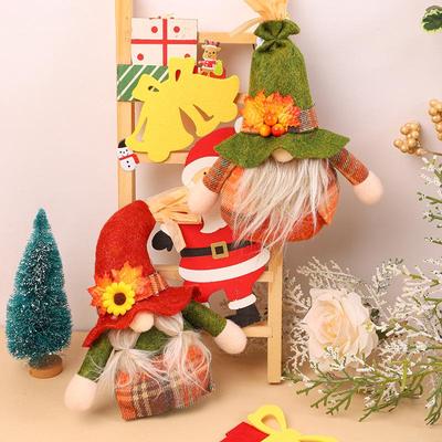 Thanksgiving Faceless Old Man Gnome Doll Pendant - Harvest Festival Decor