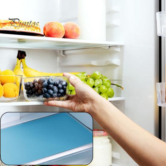4Pcs Non-slip Mat Reusable Spill-proof Refrigerator Shelf Liners Easy To Clean Kitchen Cabinets Mat for Home