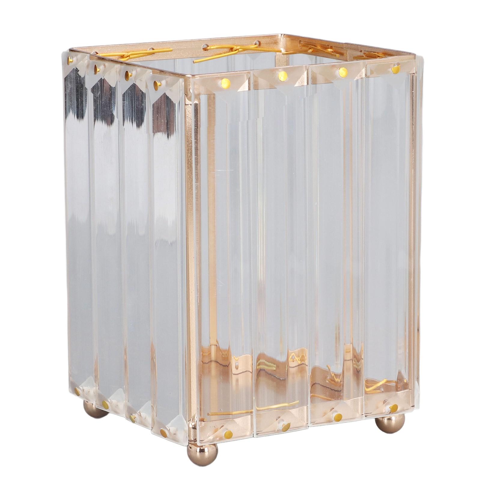 

Makeup Brush Holder Large Capacity Elegant Style Durable Fadeless Corrosion Resistant Makeup Brush Organizer