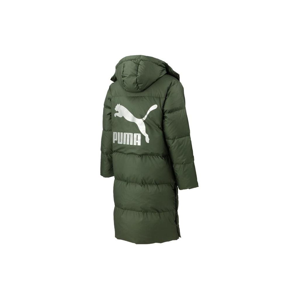 PUMA Teamliga Long Down Coat 'Green' Men's 539572-64