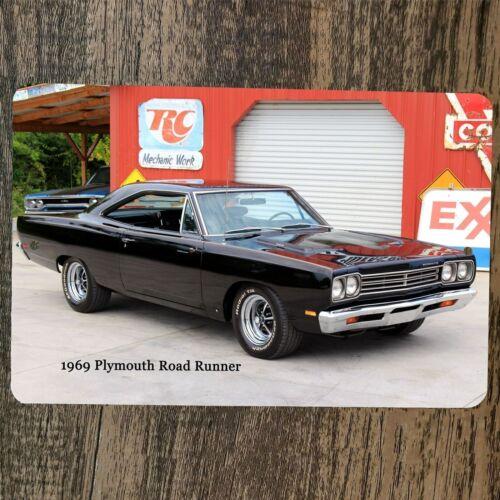 

1969 Road Runner Muscle Car 8x12 Metal Wall Garage Sign Poster 20x30cm（7.8x11.8inch）