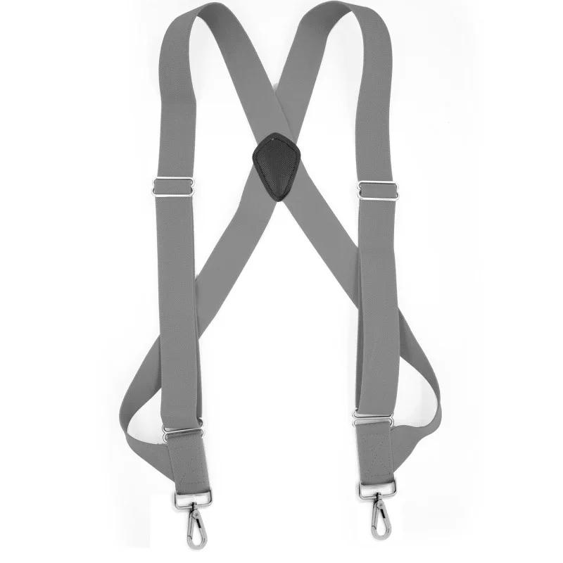 

Deepeel 3.5*125cm X Back Suspenders for Men Women Adjustable Elastic Pants Braces with Metal Clip Buckles Trouser Accessories