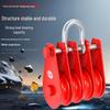 Shackle-Type Double Wheel Lifting Pulley with Bearing for Wire Rope Hoisting