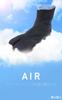 Kohaze Tabi Socks for Festivals Shoe Size [AiAi] Air-Cushion Shock-Absorbing (Sizes 22.5cm-29.0cm) (Japanese Sizes, Adult, Numerical) Black, 27.5cm