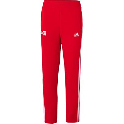 40th Anniversary Commemorative Slim Fit Striped Sports Pants Women Bottoms Light-Scarlet HT9386