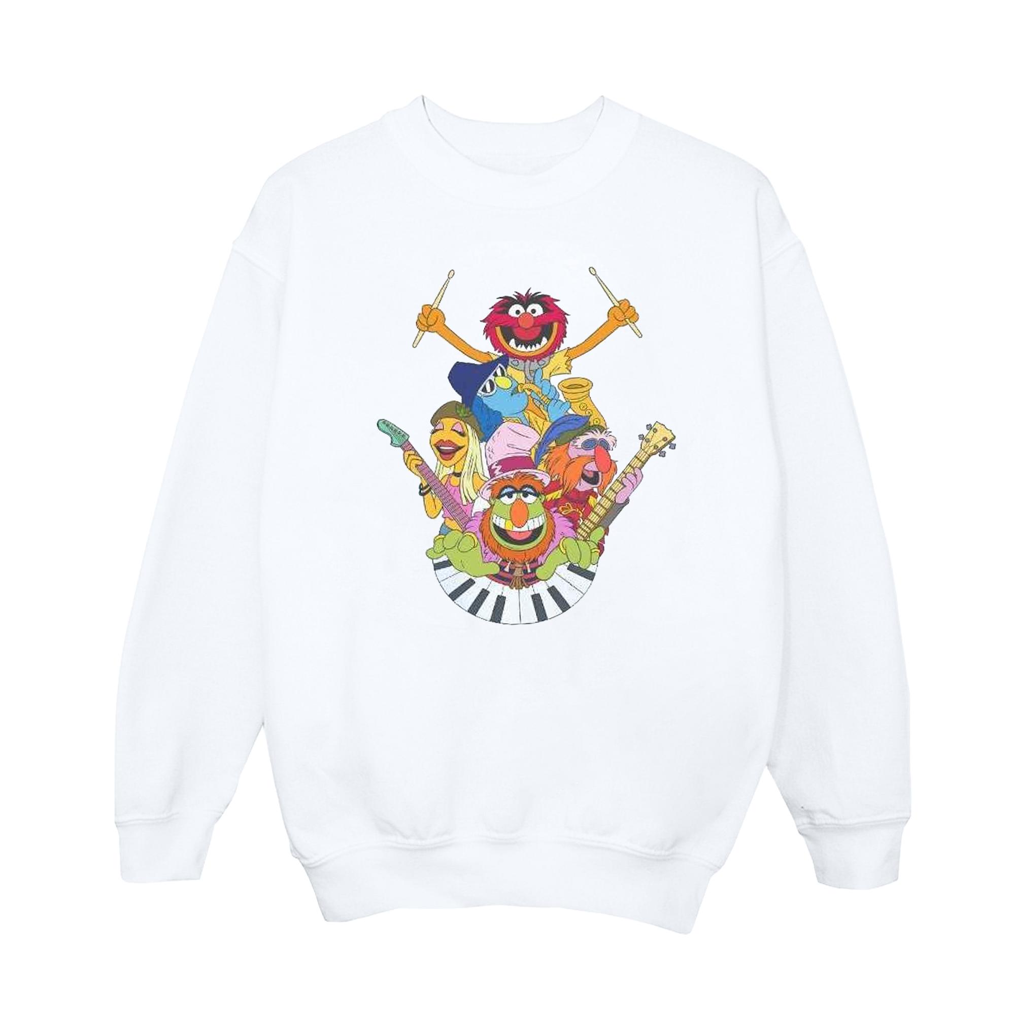 Pertemba Style Loft Disney Mens The Muppets Dr Teeth And The Electric Mayhem Sweatshirt S wit