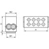 Five-way Quick Connector, Opening 0.5-4mm2 Ovo2.5-5