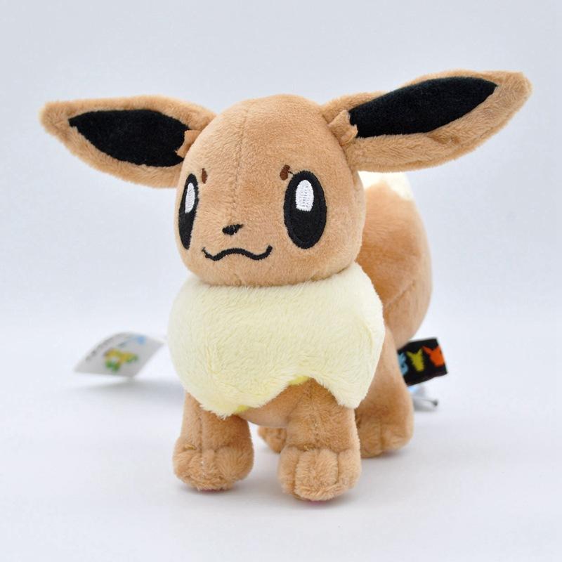 15-20cm Eevee Plush Toys Kawaii Anime Figure Soft Stuffed Dolls Children Birthday Gift