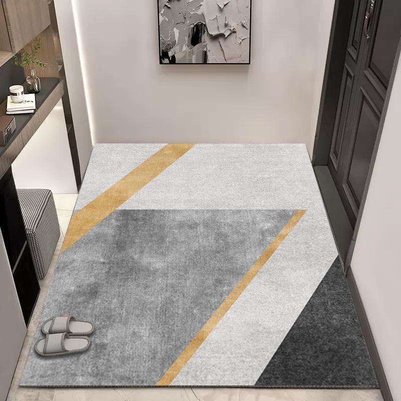 Nordisches Luxus-Druckdesign Großer Teppich Rutschfester Teppich für Wohnzimmer Schlafzimmer Weiche Bodenmatte Heimdekor Schön Klassisch