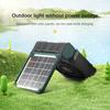 Portable Desk Fan 90°tiltadjustable Solar Rechargeable Camping Fan 4-speeds wind with timer,3modes LED Light,Emergency Power Fan
