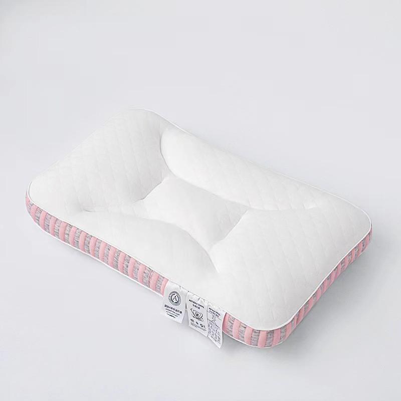 Washable Memory Foam Pillow Deep Sleep Adult Bone-Shaped Support With Hollow Fiber Fill