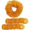 AMUU Rubber Bands Mini 1200pcs Yellow Small Rubber Band Mini Soft Elastic Bands for Braids Hair Diameter 16mm Rubber Bands for Office Supplies School
