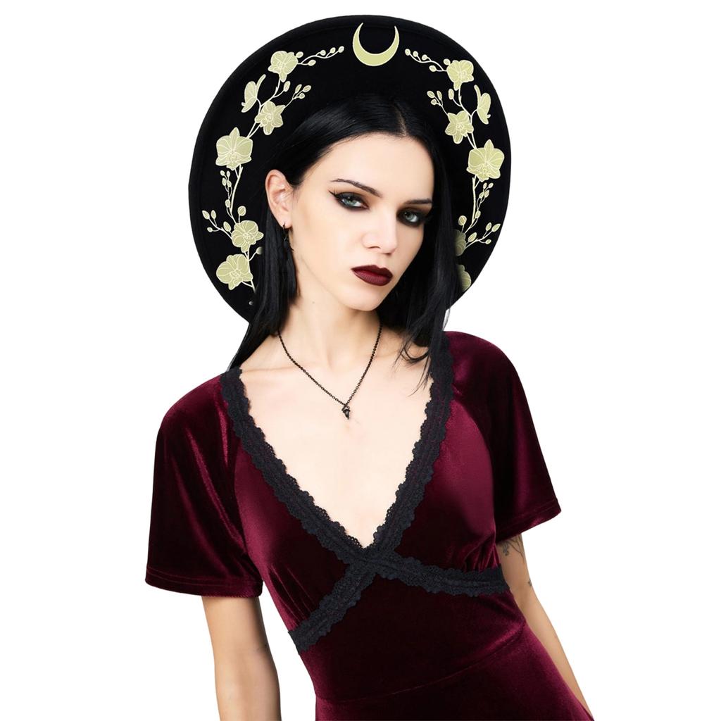 Classical Gothic Top Hat Suitable for Men Women and Children As Halloween Decoration or Stylish Fashion Statement