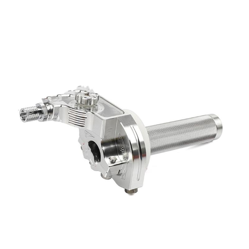 Universals Motorcycle Handlebar Grip 22mm Aluminum Throttles Controls Ergonomic Design For Smooth Cycling