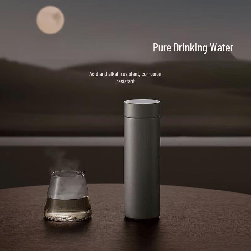 Titanium Tea Infuser Insulated Travel Mug