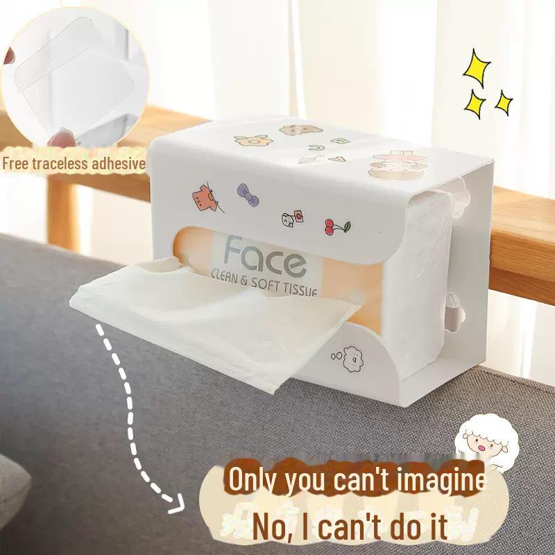 Sleek Wall-Mounted Punch-Free Tissue Box