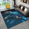 Classic Z-Zelda Cartoon Games Non-Slip Area Rug for Living Room,Bedroom,Playroom,Soft Carpet Floor Mat Home Decor Rug Room