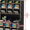 Wooden Pen Holder Desk Organizer Office Storage Box with Large Capacity and Multiple Compartments for Stationery Office Supplies