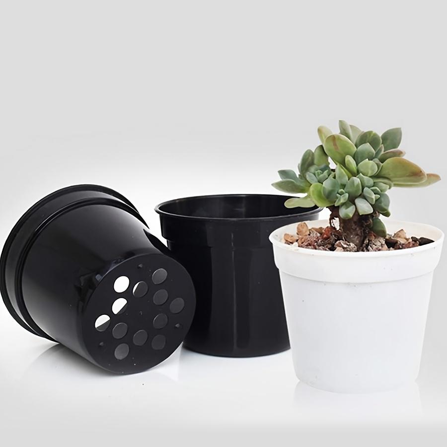 20pcs Plant Pots Small Flower Pots with Drainage Hole Durable Plastic Pots Nursery Small Flower Pot Bulk for Plants JXB