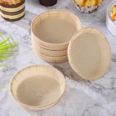 100 Pcs Baking Cake Paper Mold Tools Bakeware Wrapping Tart Pan Food Grade for Containers Tray