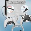 Magnetic Charging Cable Wall Mount Host Holder Bracket for PS 5 Slim with Headphone Controller Hanger Gaming Accessories