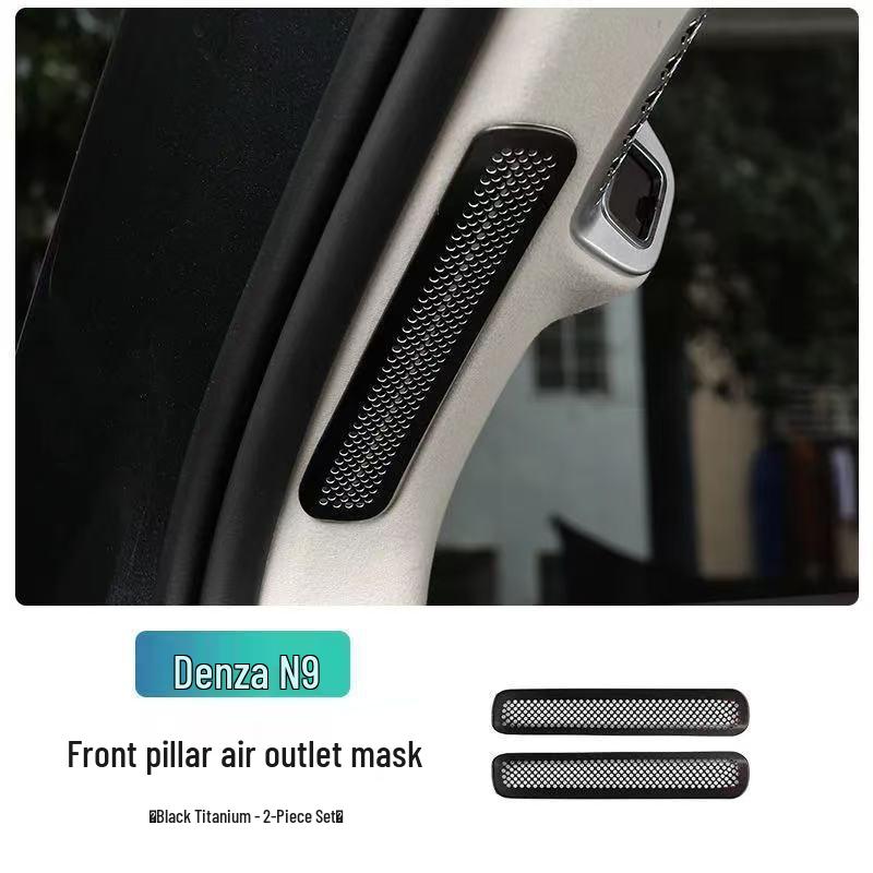 Stainless Steel Dustproof Cover for Denza N9 Instrument Panel & Center Console