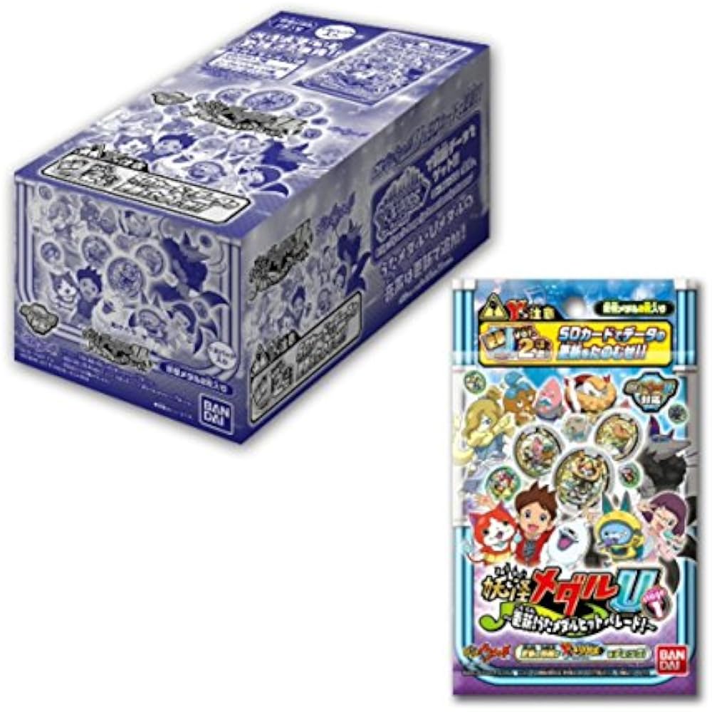 Bandai Yo-kai Watch Yo-kai Medal U Stage 1 ~ Updated! Uta Medal Hit Parade! ~ 1 box of 12